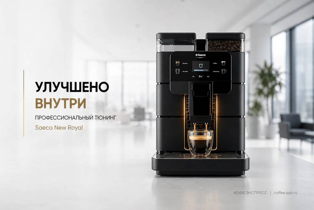 Профессиональный тюнинг SAECO New Royal — превращаем домашнюю машину в профессиональный аппарат