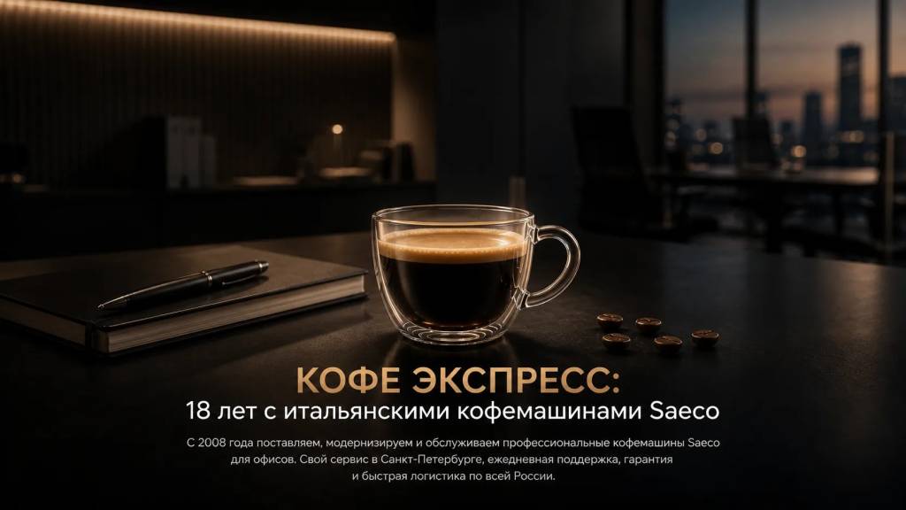 КОФЕ ЭКСПРЕСС. 18 лет с итальянскими кофемашинами SAECO