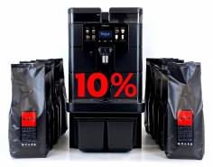 Скидка 10% на кофемашину при заказе 10 кг кофе
