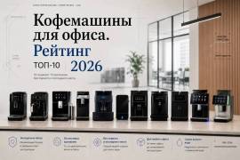 Рейтинг кофемашин для офиса ТОП-10 2026